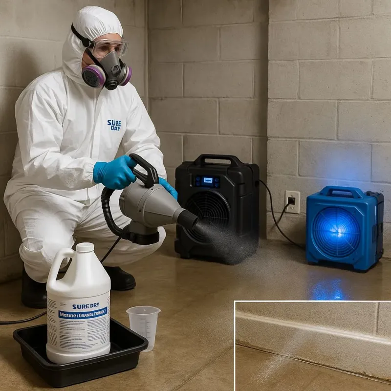 Sanitization and Odor Removal process in Woodbury, NJ
