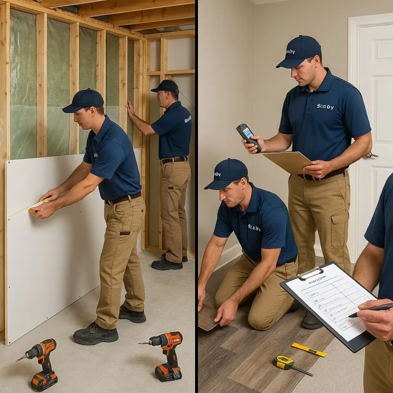 Repairs and Reconstruction process in Woodbury, NJ